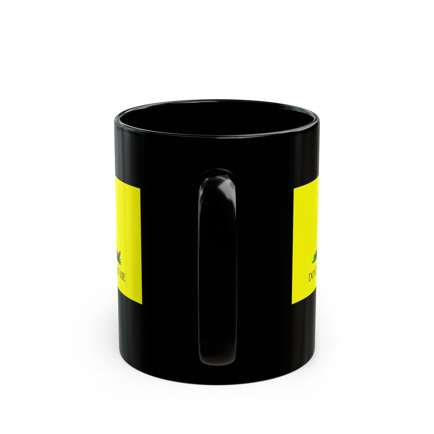 Gadsden Flag Dont Tread on Me Black Mug (11oz, 15oz)