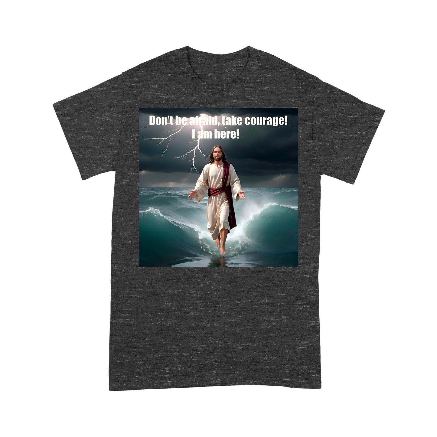Jesus Walking on Water Unisex Premium T-shirt