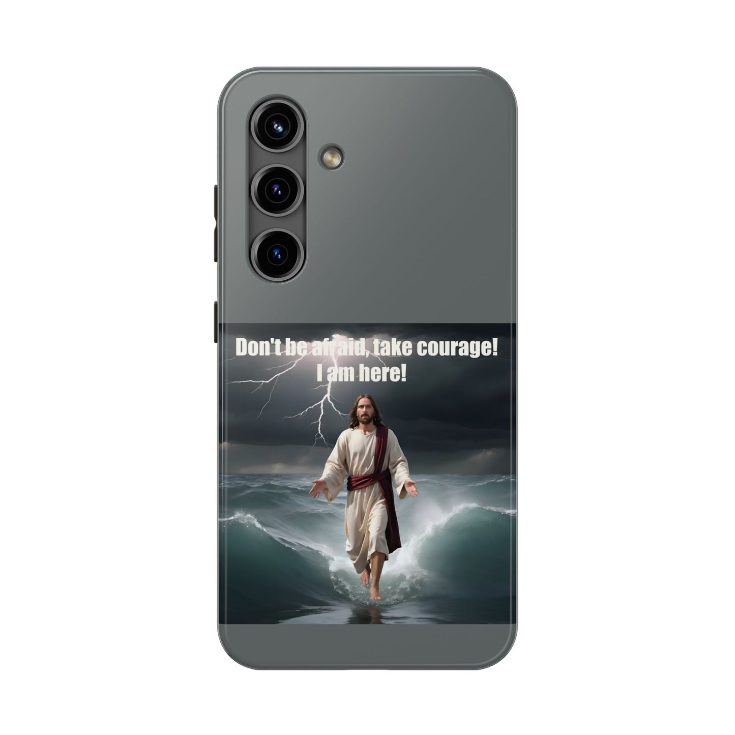 Jesus Walking on Water Miracle Tough Phone Cases