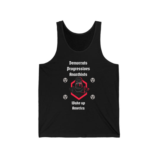 Democrat Anarchy Unisex Jersey Tank