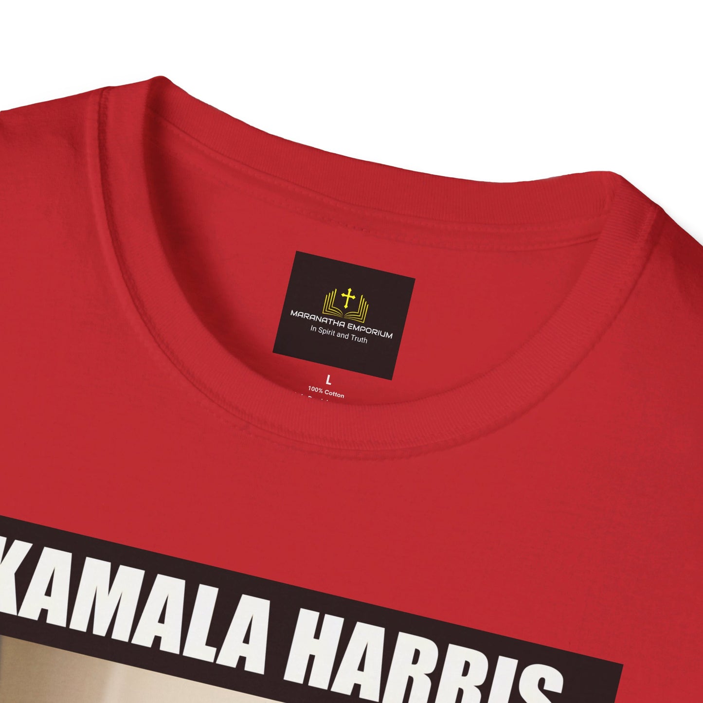 Kamala Harris Cat Lady 2024 for President Unisex Softstyle T-Shirt