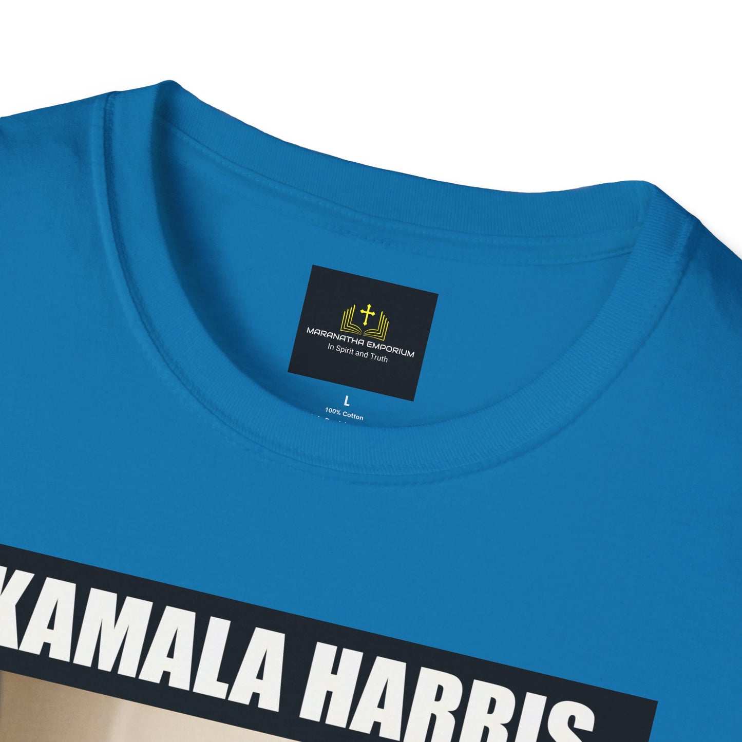 Kamala Harris Cat Lady 2024 for President Unisex Softstyle T-Shirt