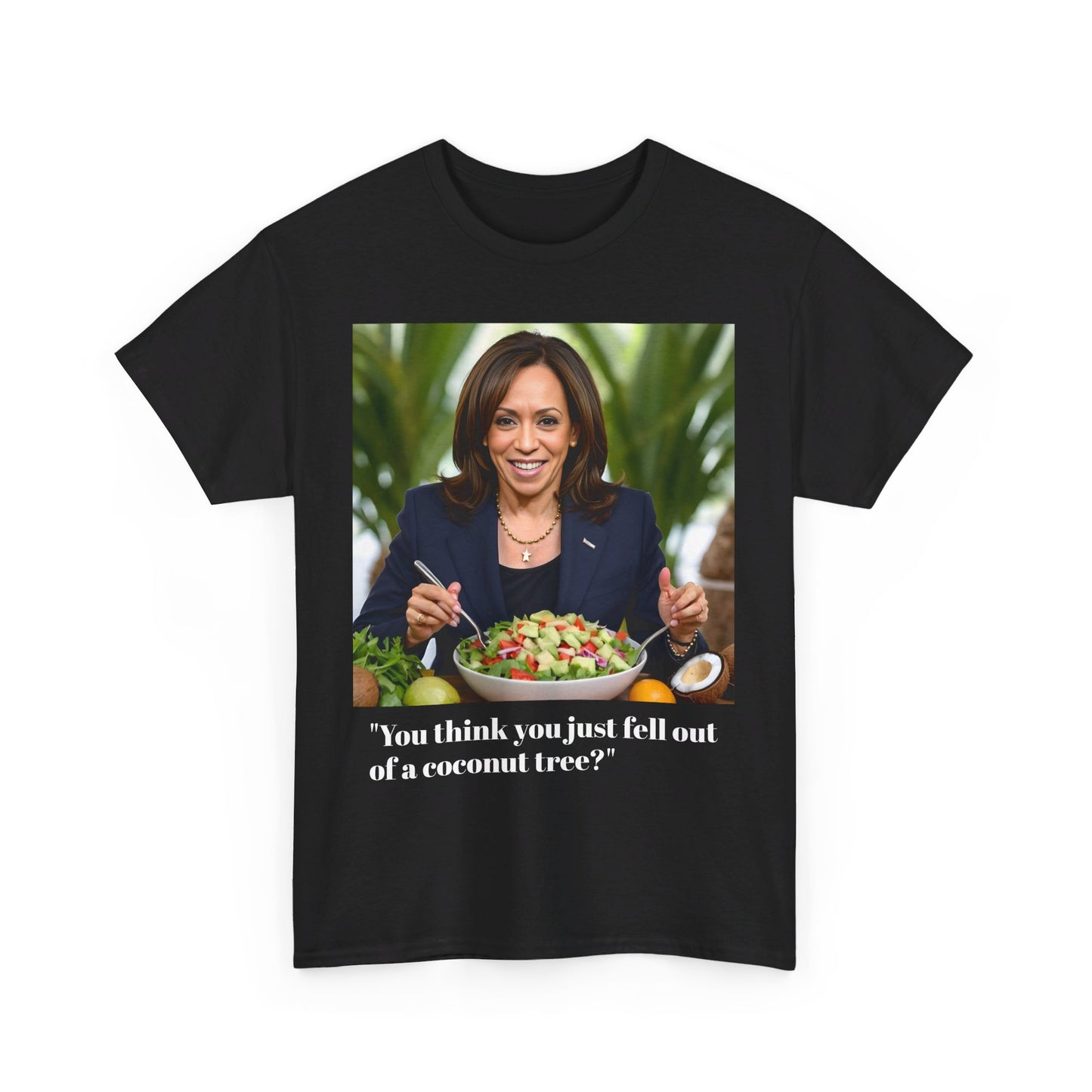 Kamala Harris Coconut Meme Unisex Heavy Cotton Tee