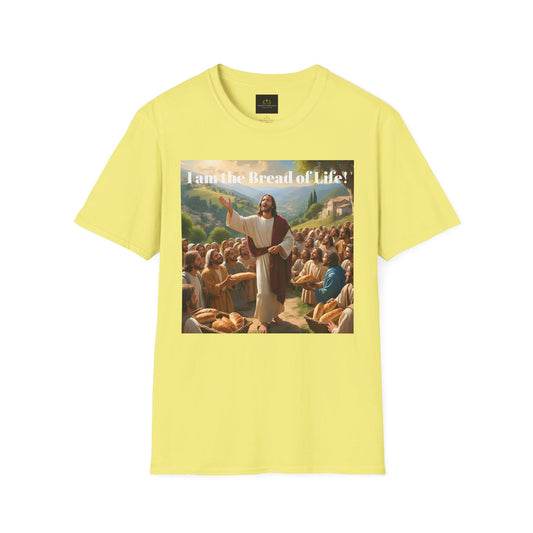 Jesus feeds the 5000 Unisex Softstyle T-Shirt