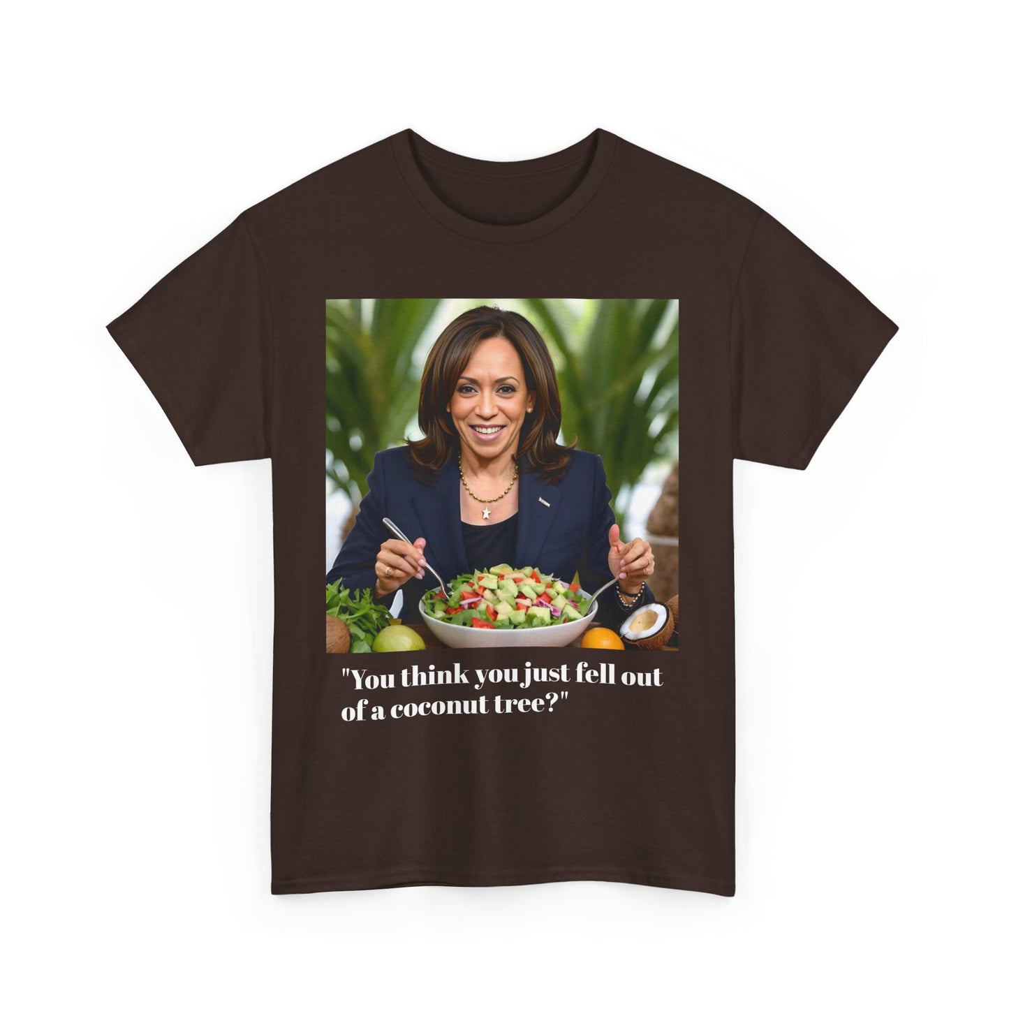 Kamala Harris Coconut Meme Unisex Heavy Cotton Tee