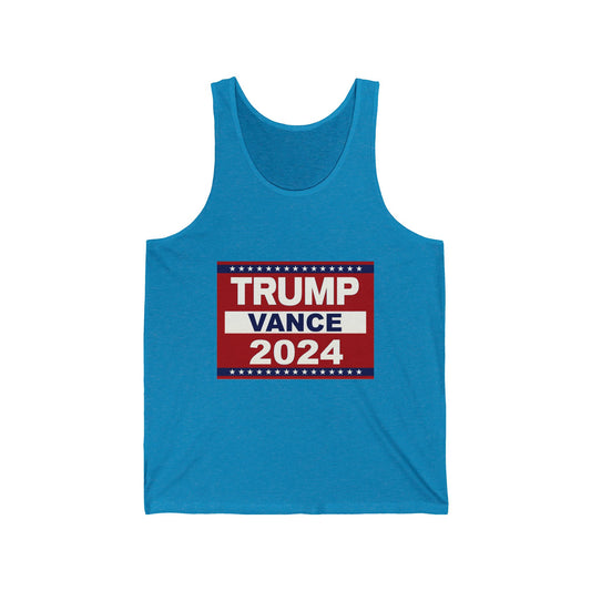 Trump Vance 2024 Political Campaign Unisex Jersey Tank