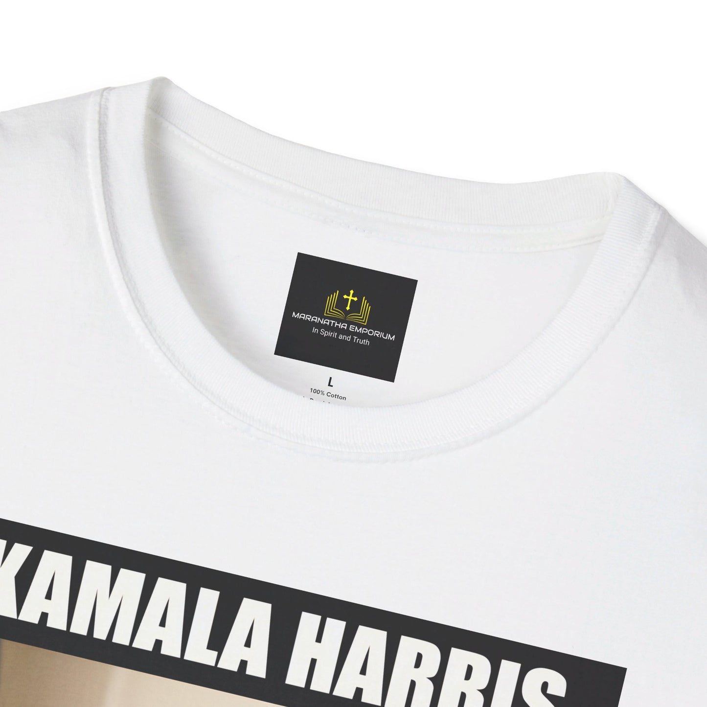 Kamala Harris Cat Lady 2024 for President Unisex Softstyle T-Shirt