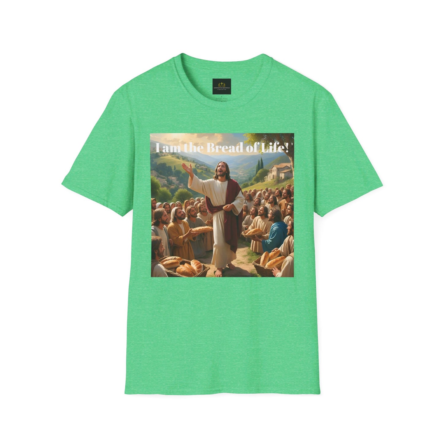 Jesus feeds the 5000 Unisex Softstyle T-Shirt