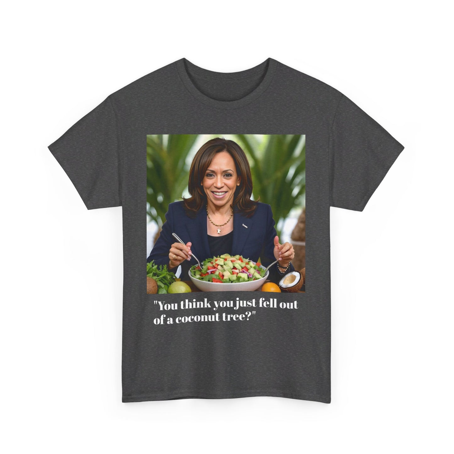 Kamala Harris Coconut Meme Unisex Heavy Cotton Tee