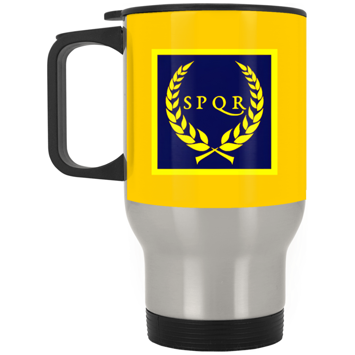 Roman Legion Silver Stainless Travel Mug