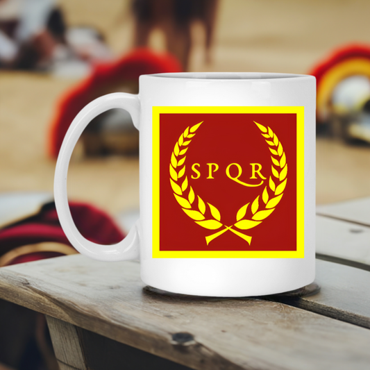 Roman Legion 11oz White Mug